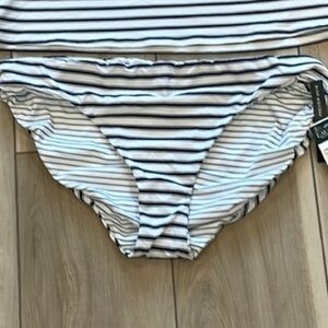 Lauren Ralph Lauren Women’s Striped Tankini Bikini Bottom Swim Bathing Suit NWT